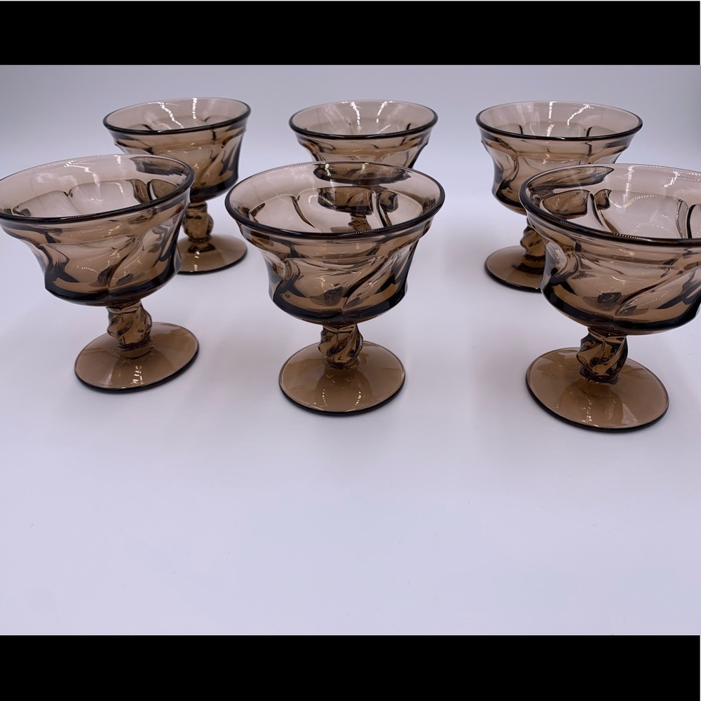 Vintage Fostoria Jamestown Glasses set of 6 - Picture 4 of 4